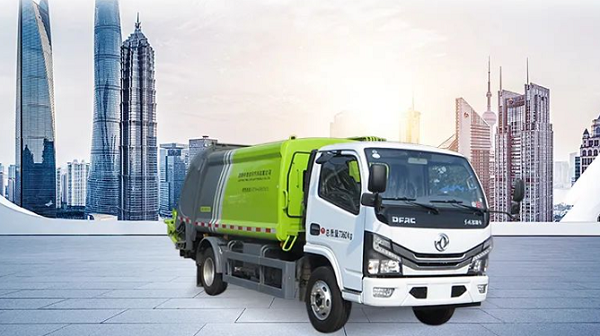 凌宇壓縮式垃圾車-固廢生活垃圾污物克星！