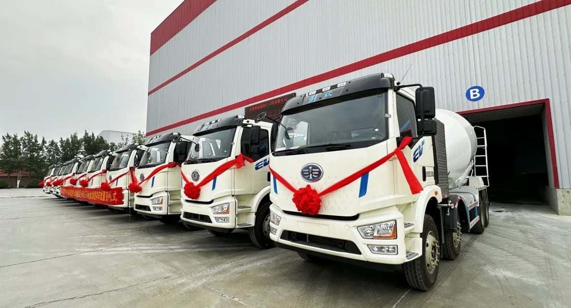 實力見證！中集車輛攪拌車再獲大客戶批量復(fù)購
